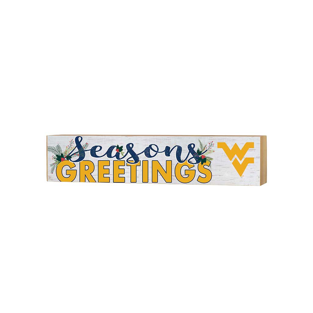 3x13 Block Seasons Greetings West Virginia Mountaineers