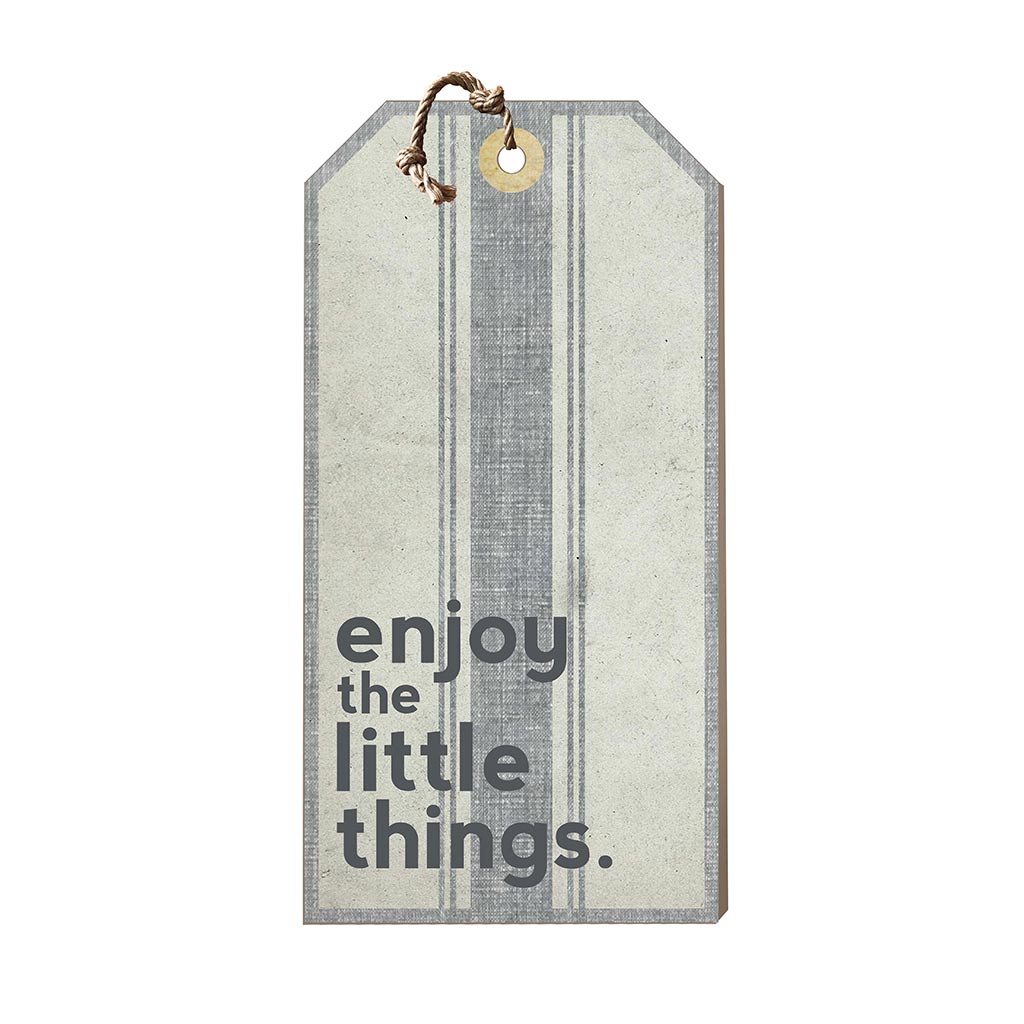 Large Hanging Tag Enjoy the Little Things