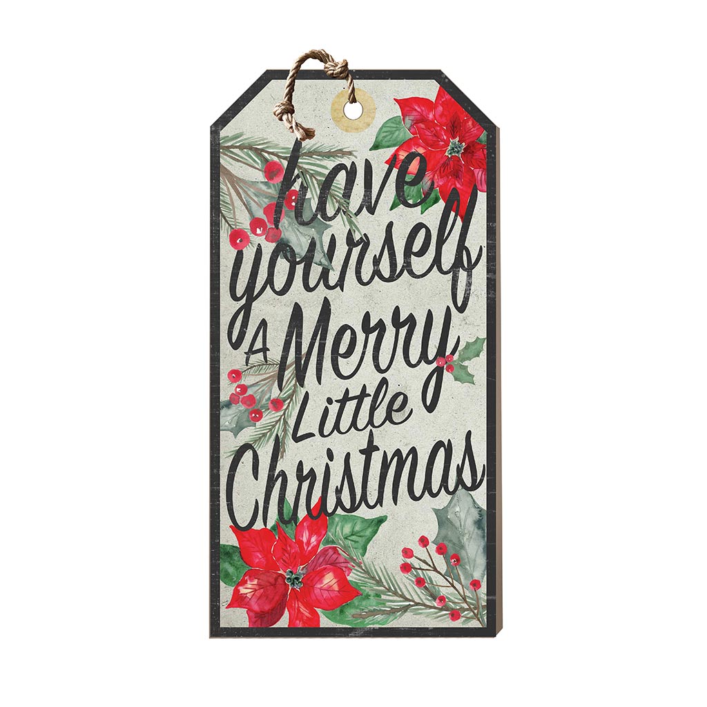 Large Hanging Tag Merry Little Christmas