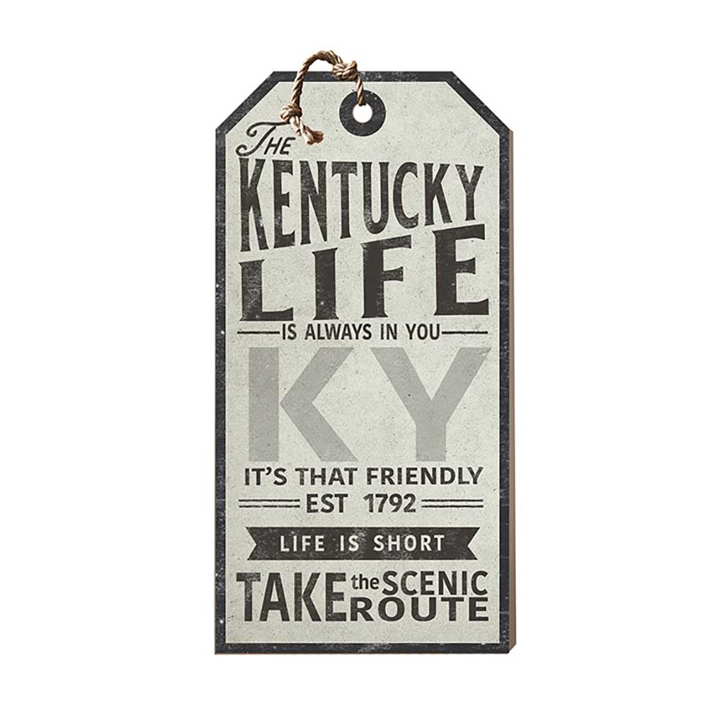 Kentucky Life Large Hanging Tag