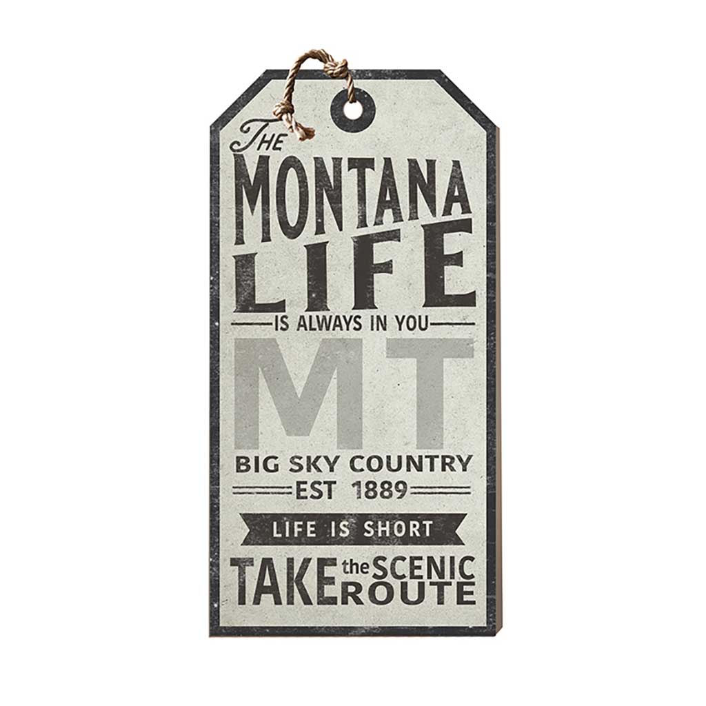 Montana Life Large Hanging Tag