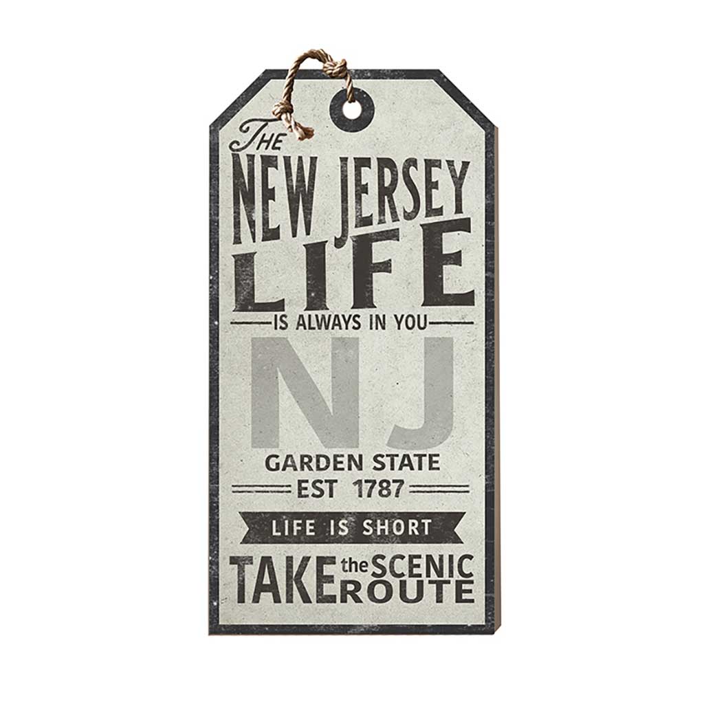New Jersey Life Large Hanging Tag