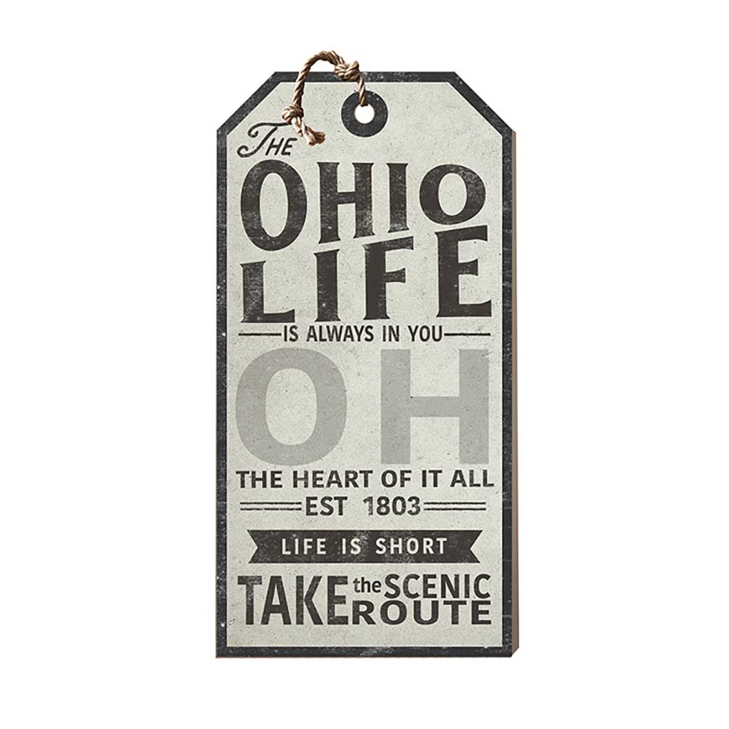 Ohio Life Large Hanging Tag
