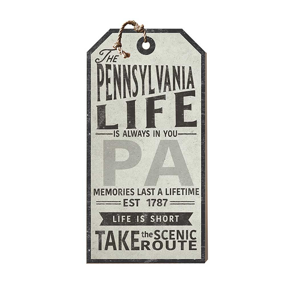 Pennsylvania Life Large Hanging Tag