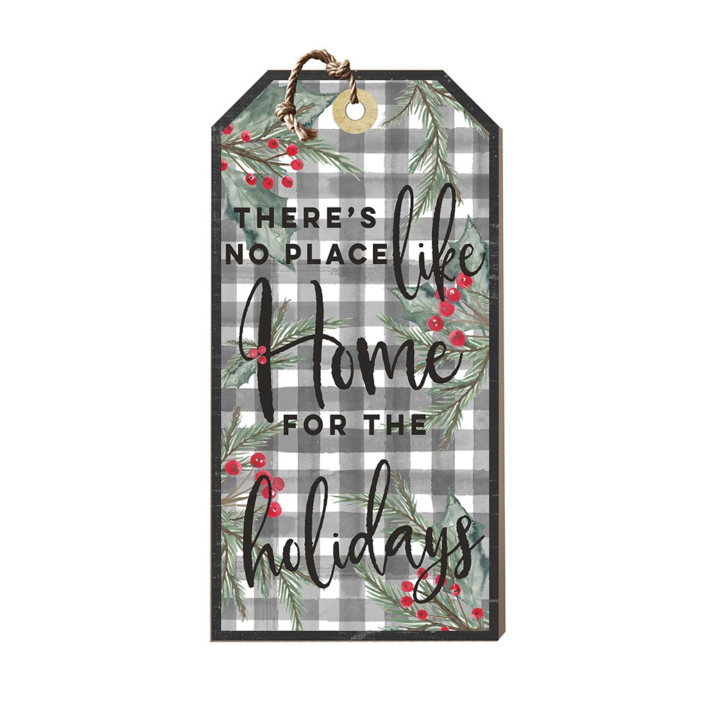 Large Hanging Tag No Place Like Home for Holidays