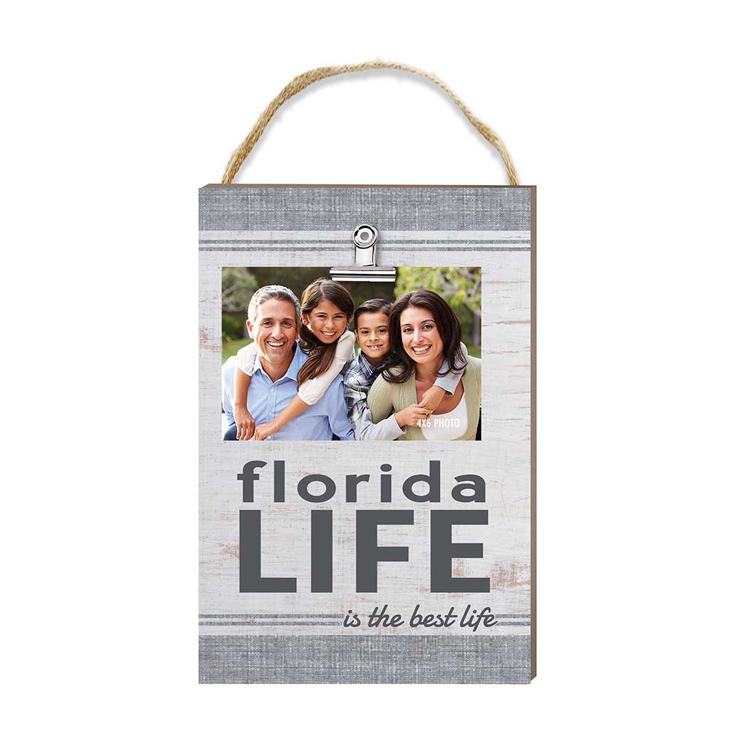 Florida Life Hanging Clip Photo Frame