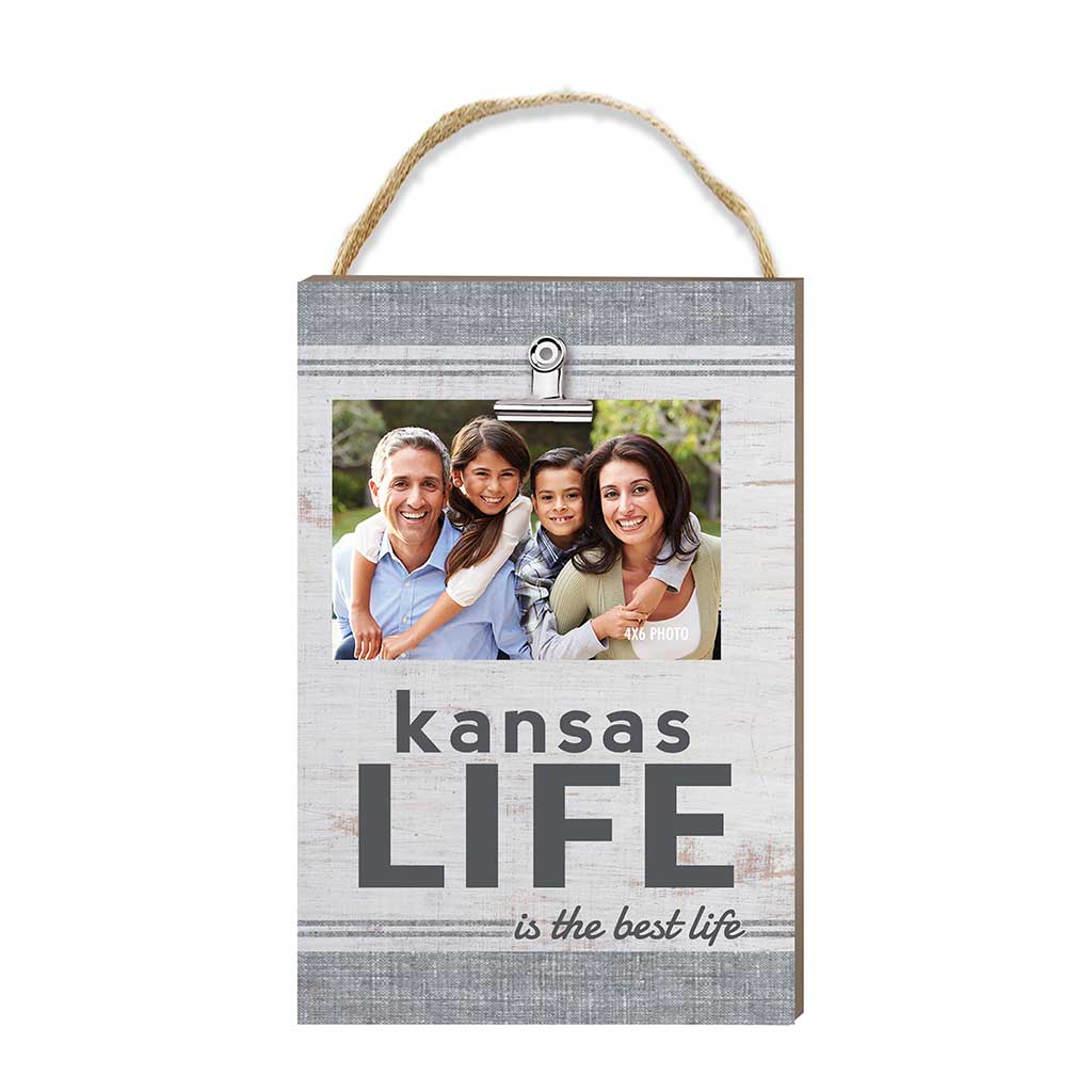 Kansas Life Hanging Clip Photo Frame