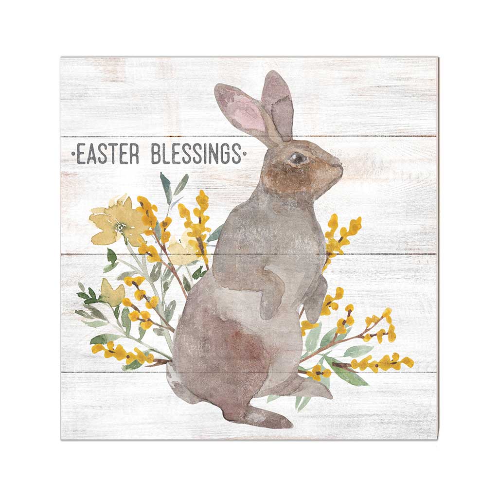 10x10 Easter Blessings with Bunny Sign