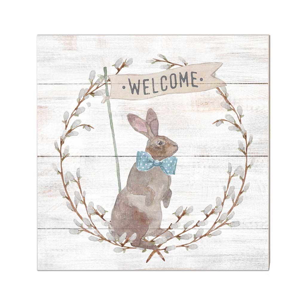 10x10 Welcome Bunny Sign