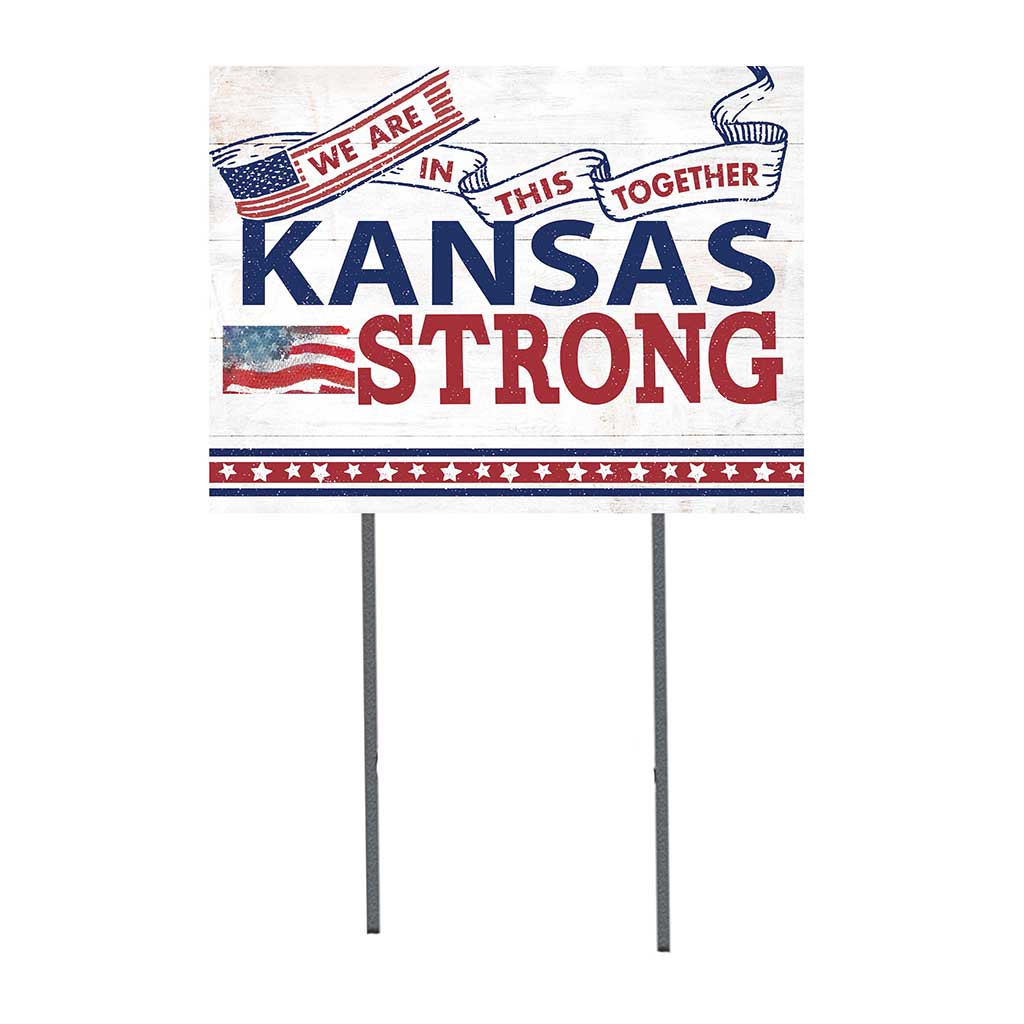 State Strong Lawn Sign Kansas