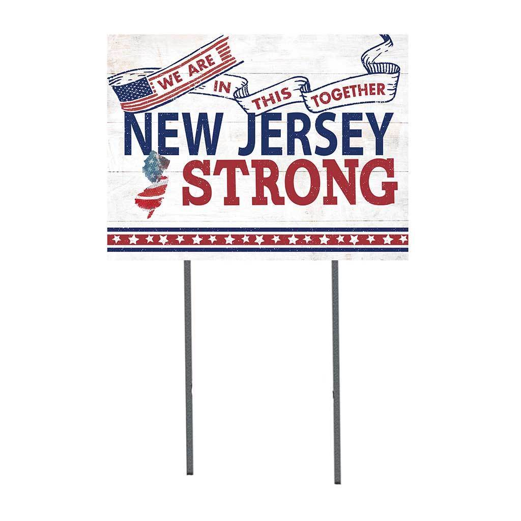 New Jersey Strong Lawn Sign