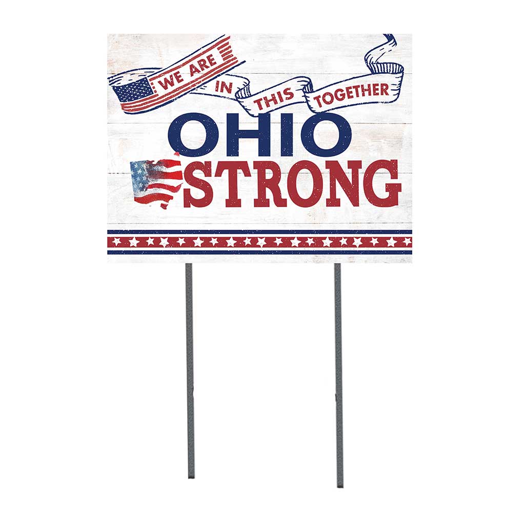 State Strong Lawn Sign Ohio