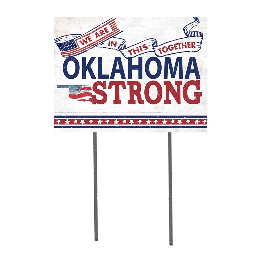 State Strong Lawn Sign Oklahoma