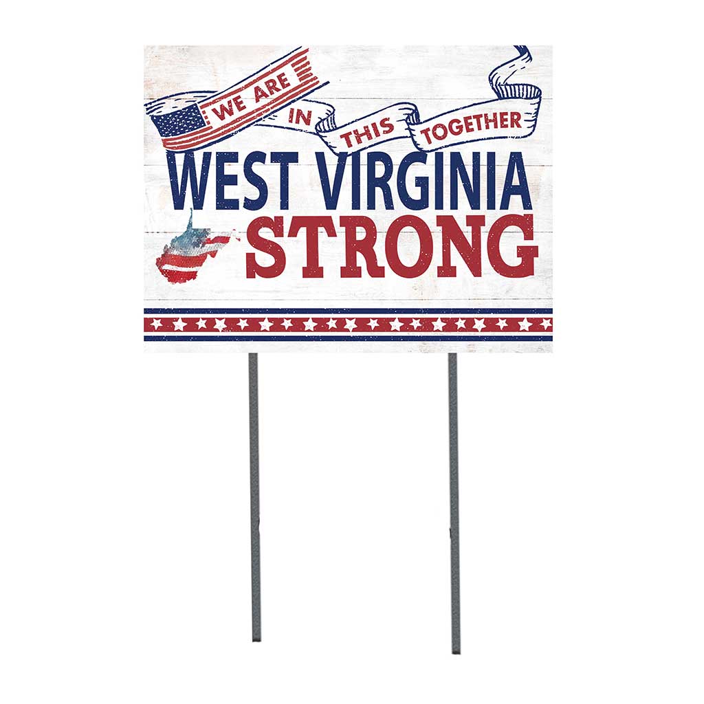State Strong Lawn Sign West Virginia
