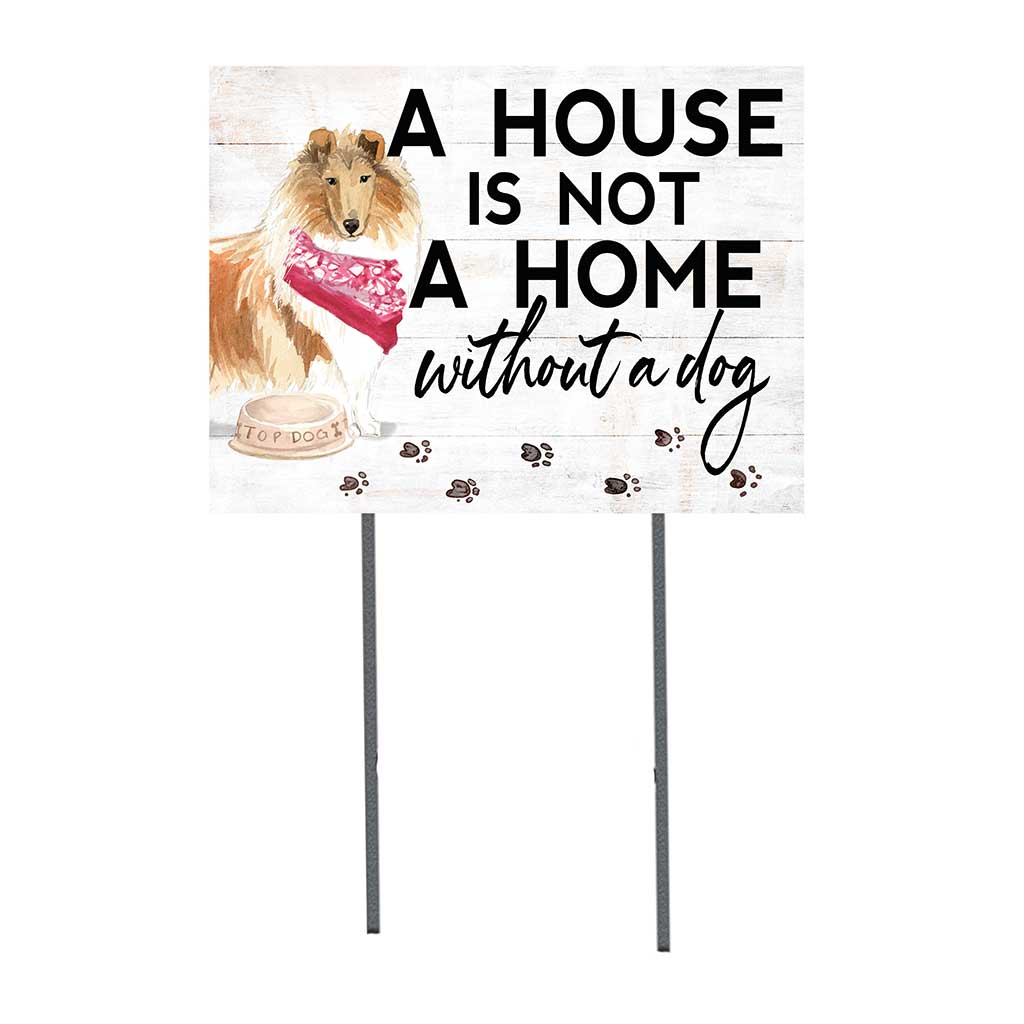 18x24 Collie Dog Lawn Sign