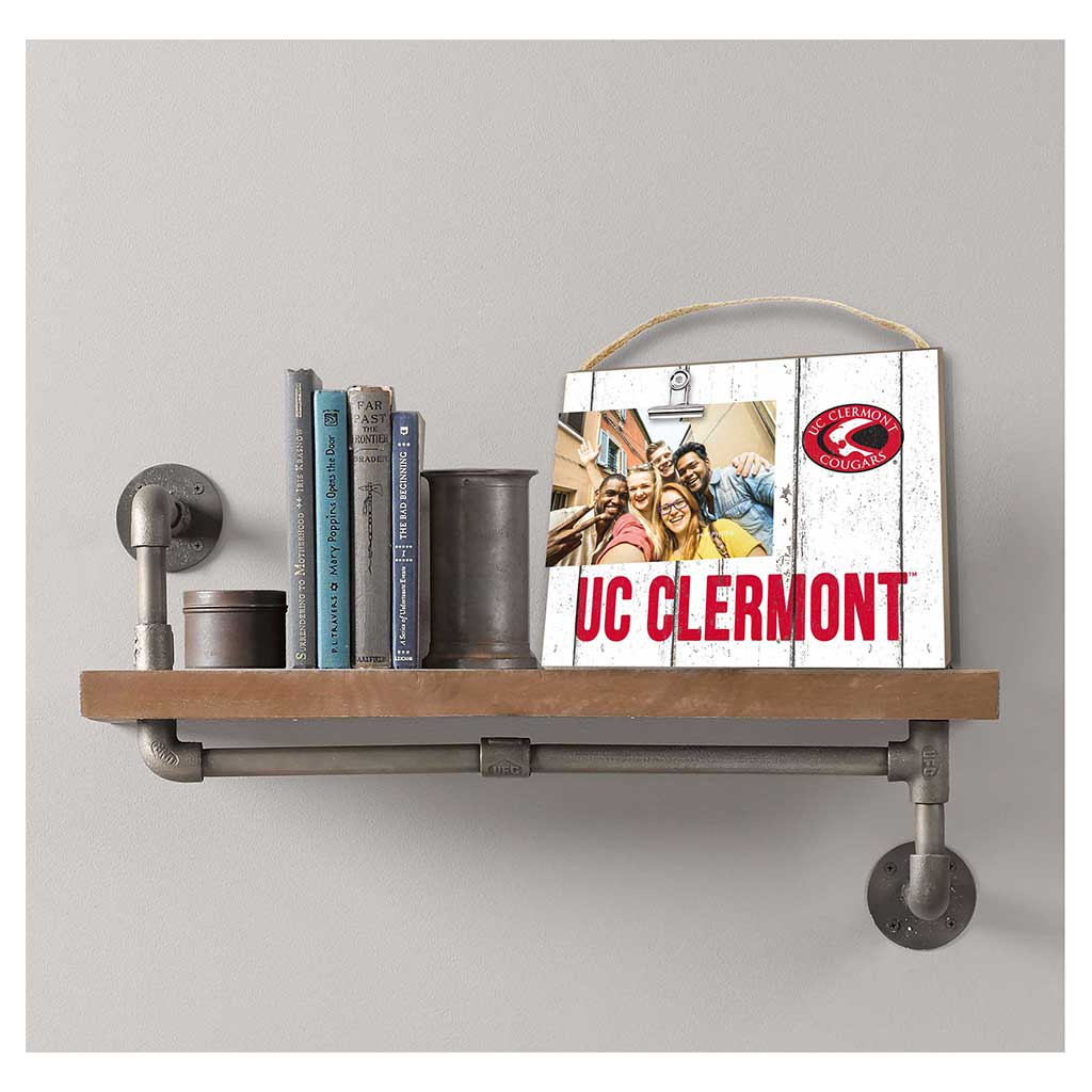 Clip It Weathered Logo Photo Frame University of Cincinnati Clermont Cougars