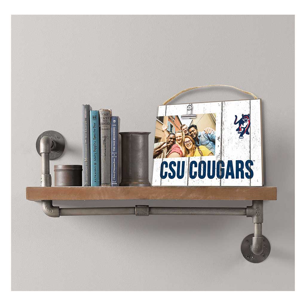 Clip It Weathered Logo Photo Frame Columbus State University Cougars