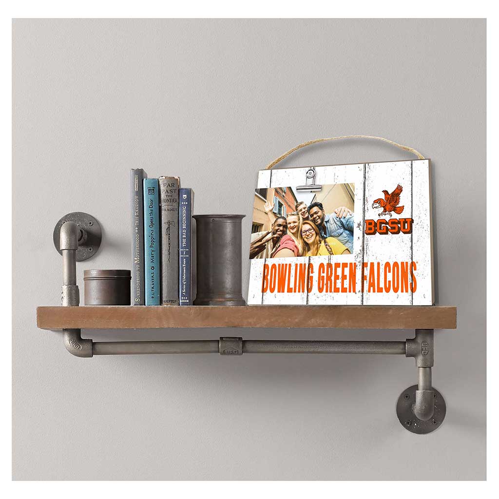 Clip It Weathered Logo Photo Frame Bowling Green Falcons Vault Logo