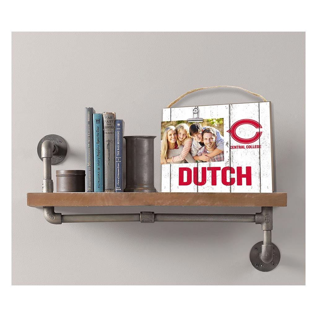 Clip It Weathered Logo Photo Frame Central College Dutch