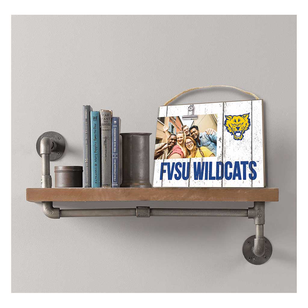 Clip It Weathered Logo Photo Frame Fort Valley State Wildcats