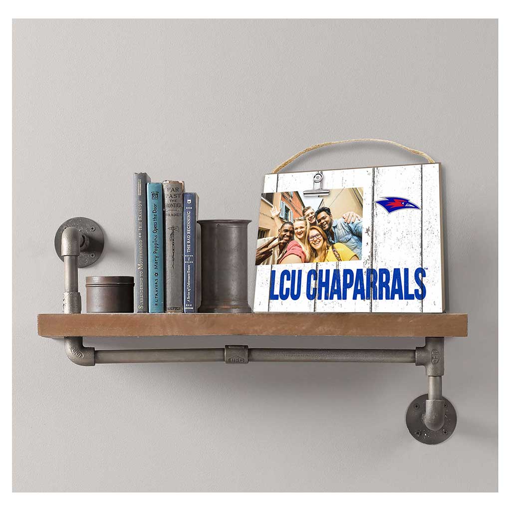Clip It Weathered Logo Photo Frame Lubbock Christian Chaparrals