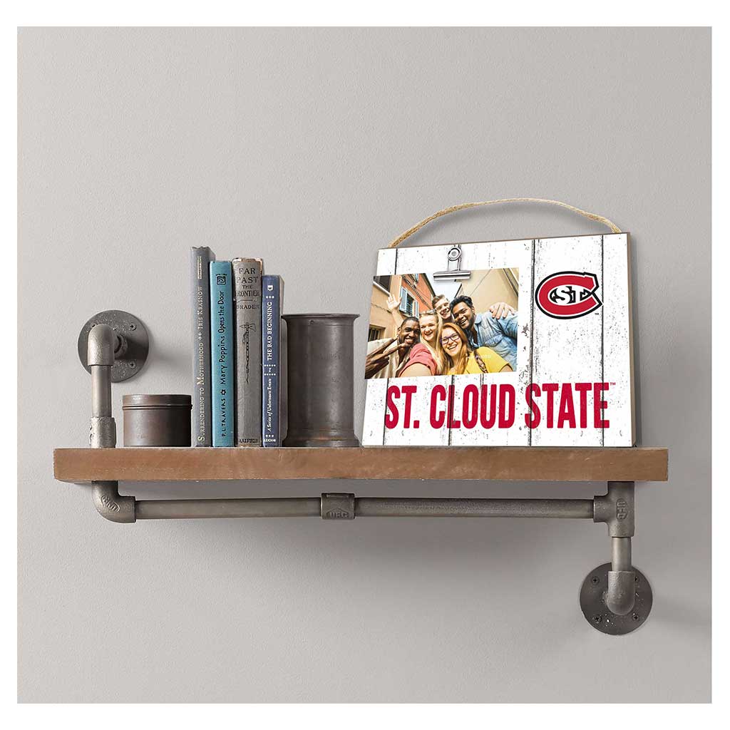 Clip It Weathered Logo Photo Frame St. Cloud State Huskies