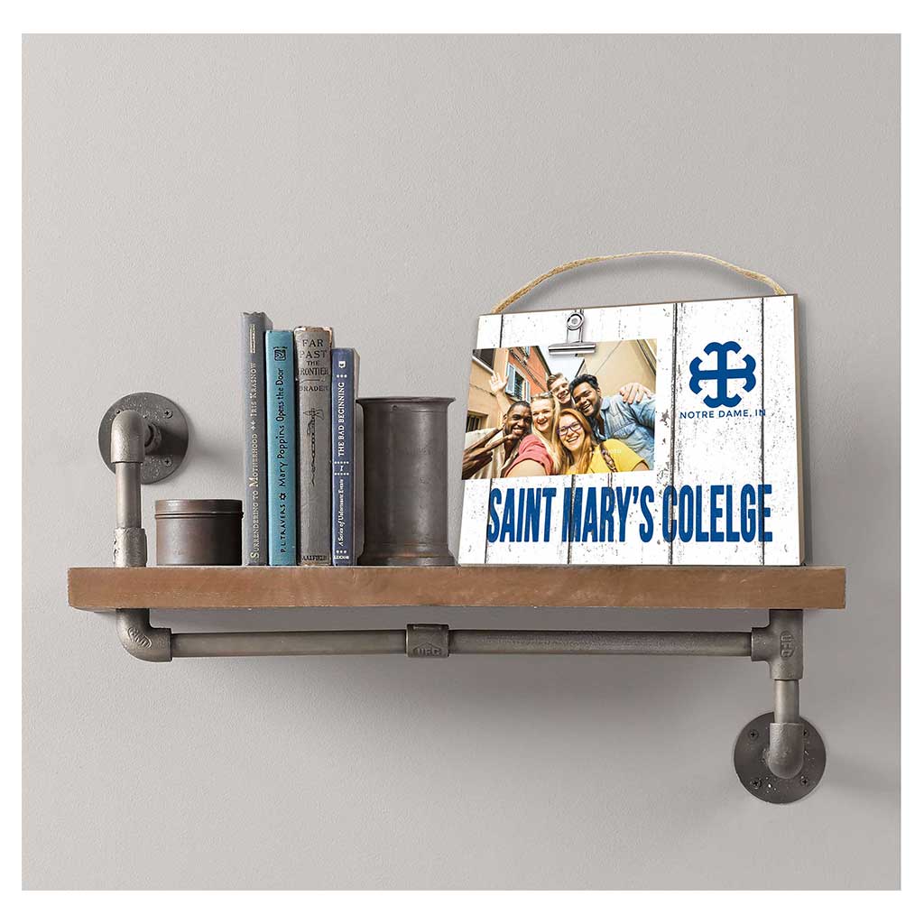 Clip It Weathered Logo Photo Frame Saint Mary's College Belles