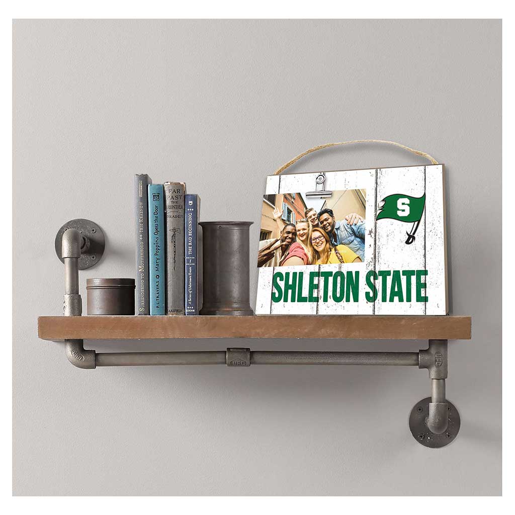 Clip It Weathered Logo Photo Frame Shelton State Community College Buccaneers