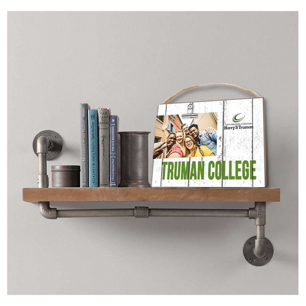 Clip It Weathered Logo Photo Frame Harry S. Truman College Falcons