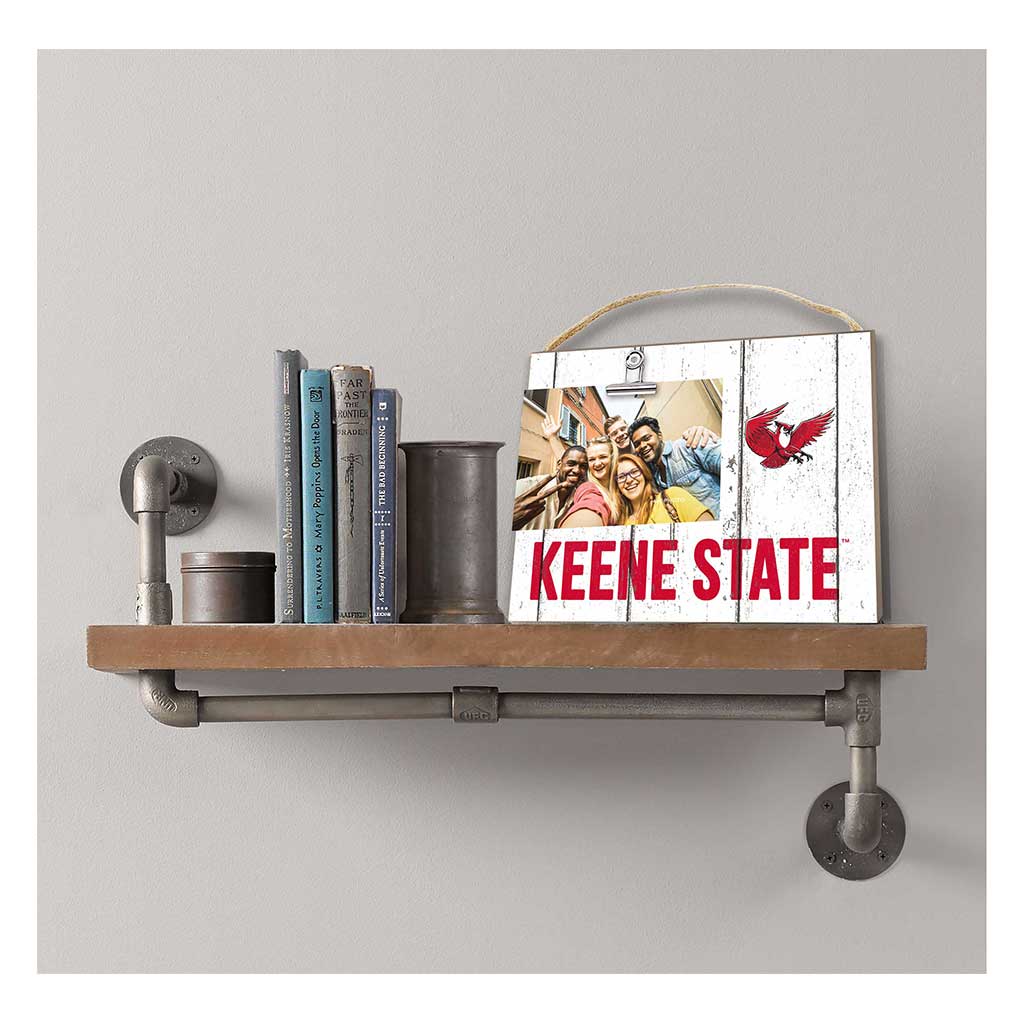 Clip It Weathered Logo Photo Frame Keene State College Owls