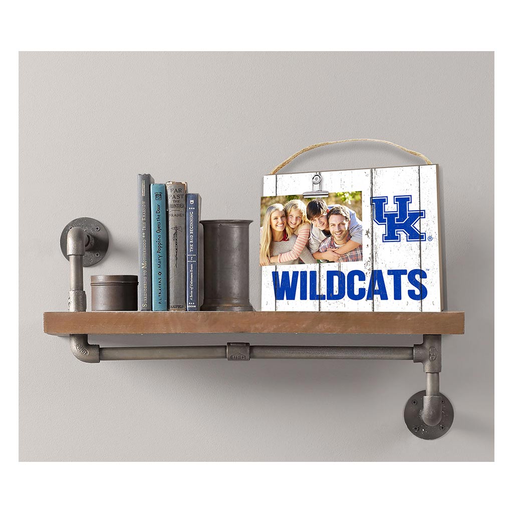 Clip It Weathered Logo Photo Frame Kentucky Wildcats