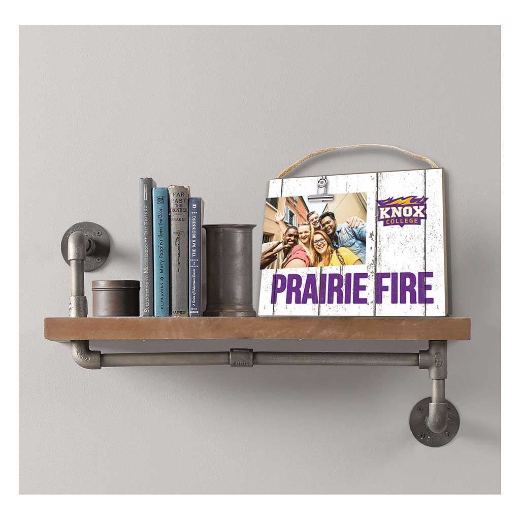 Clip It Weathered Logo Photo Frame Knox College Prairie Fire