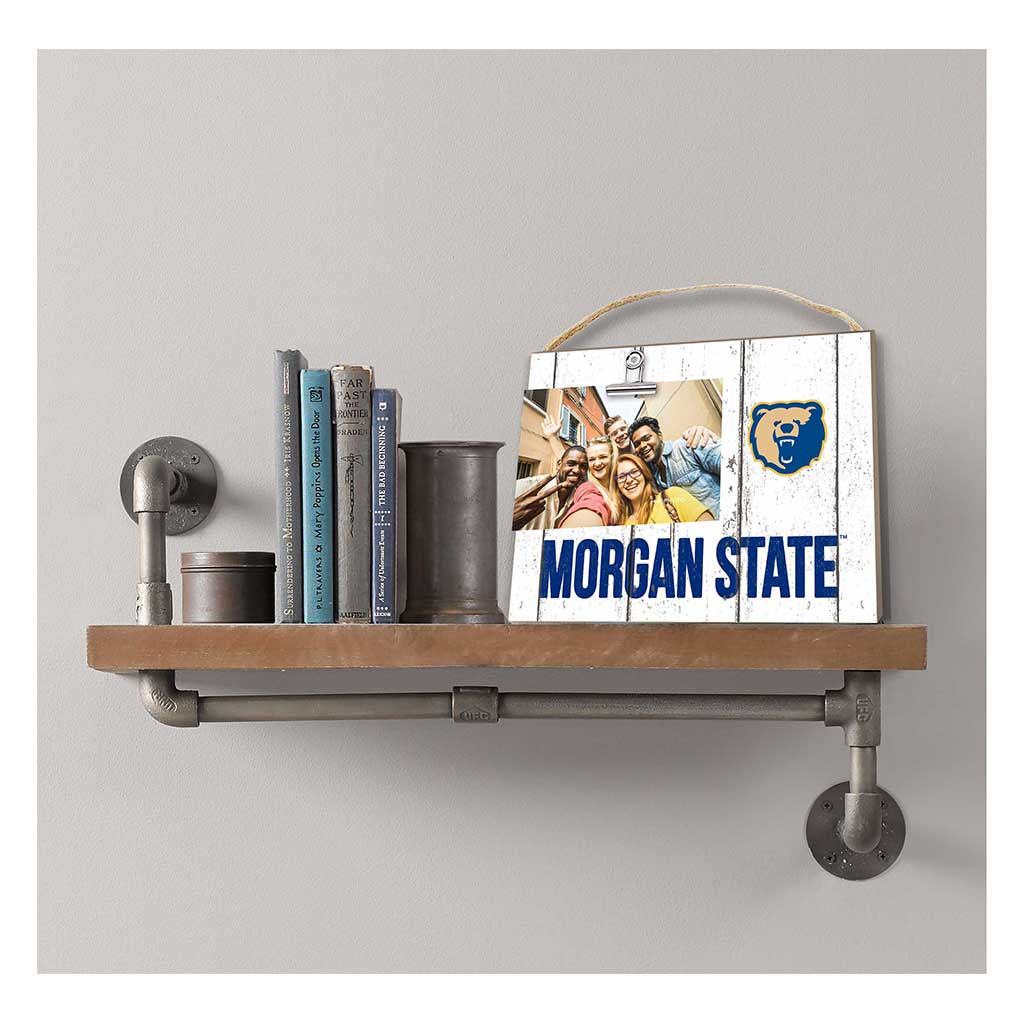 Clip It Weathered Logo Photo Frame Morgan State Bears