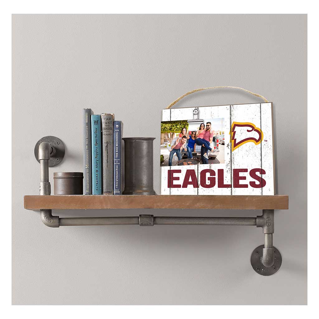 Clip It Weathered Logo Photo Frame Winthrop Eagles