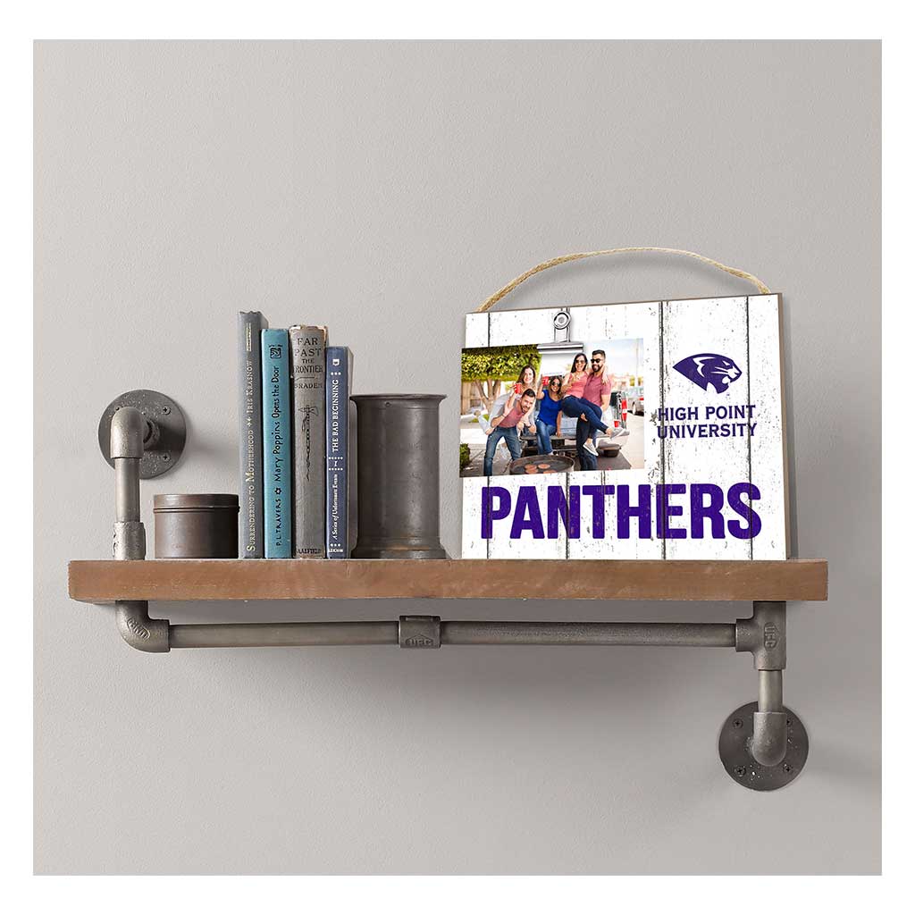Clip It Weathered Logo Photo Frame High Point Panthers