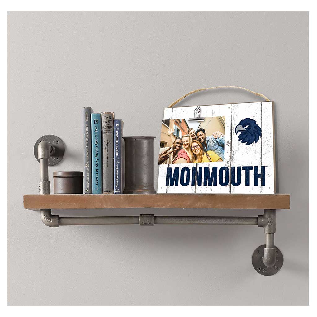 Clip It Weathered Logo Photo Frame Monmouth Hawks