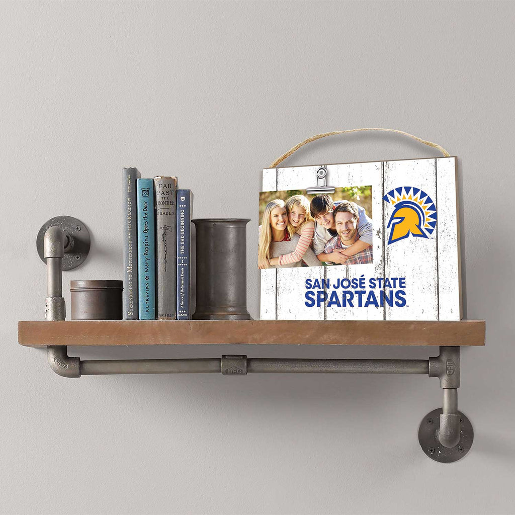 Clip It Weathered Logo Photo Frame San Jose State Spartans