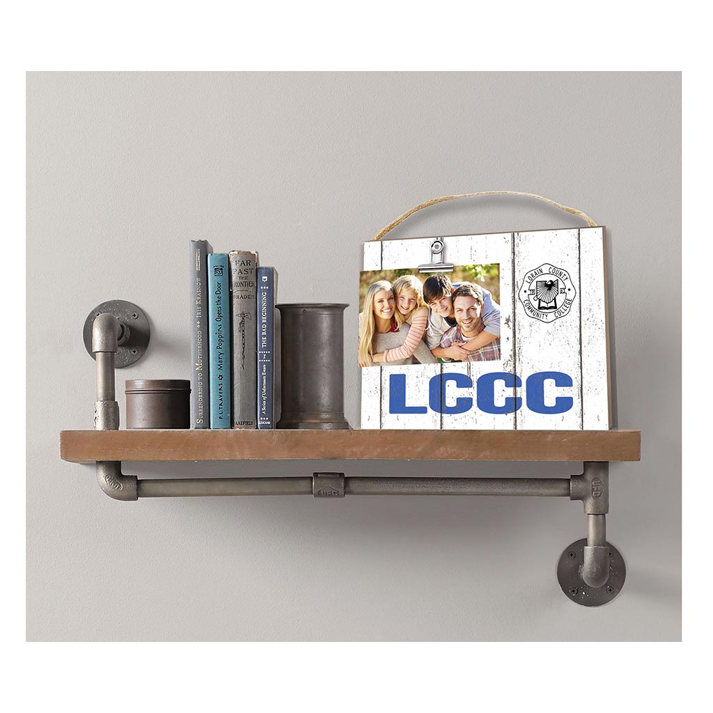 Clip It Weathered Logo Photo Frame Lorain County Community College Commodores
