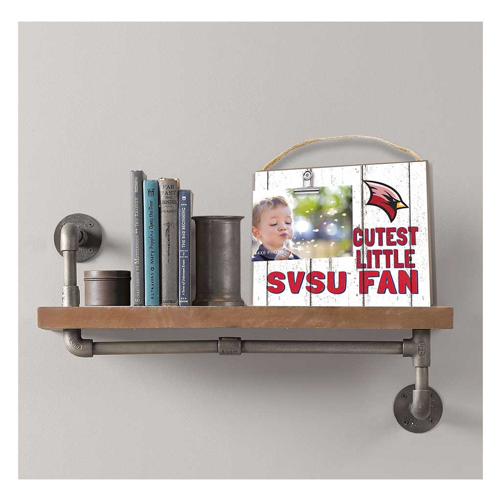 Cutest Little Weathered Logo Clip Photo Frame Saginaw Valley State University Cardinals