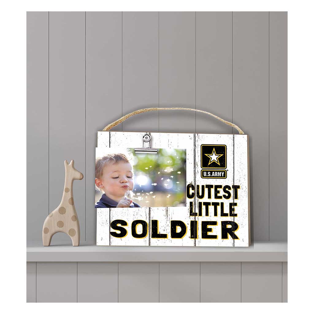 Cutest Little Weathered Logo Clip Photo Frame Army