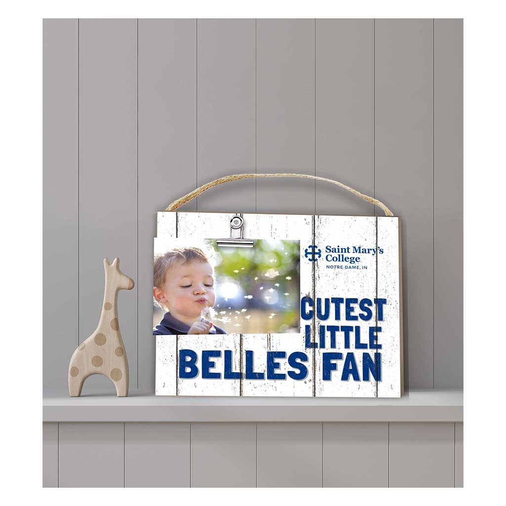 Cutest Little Weathered Logo Clip Photo Frame Saint Mary's College Belles