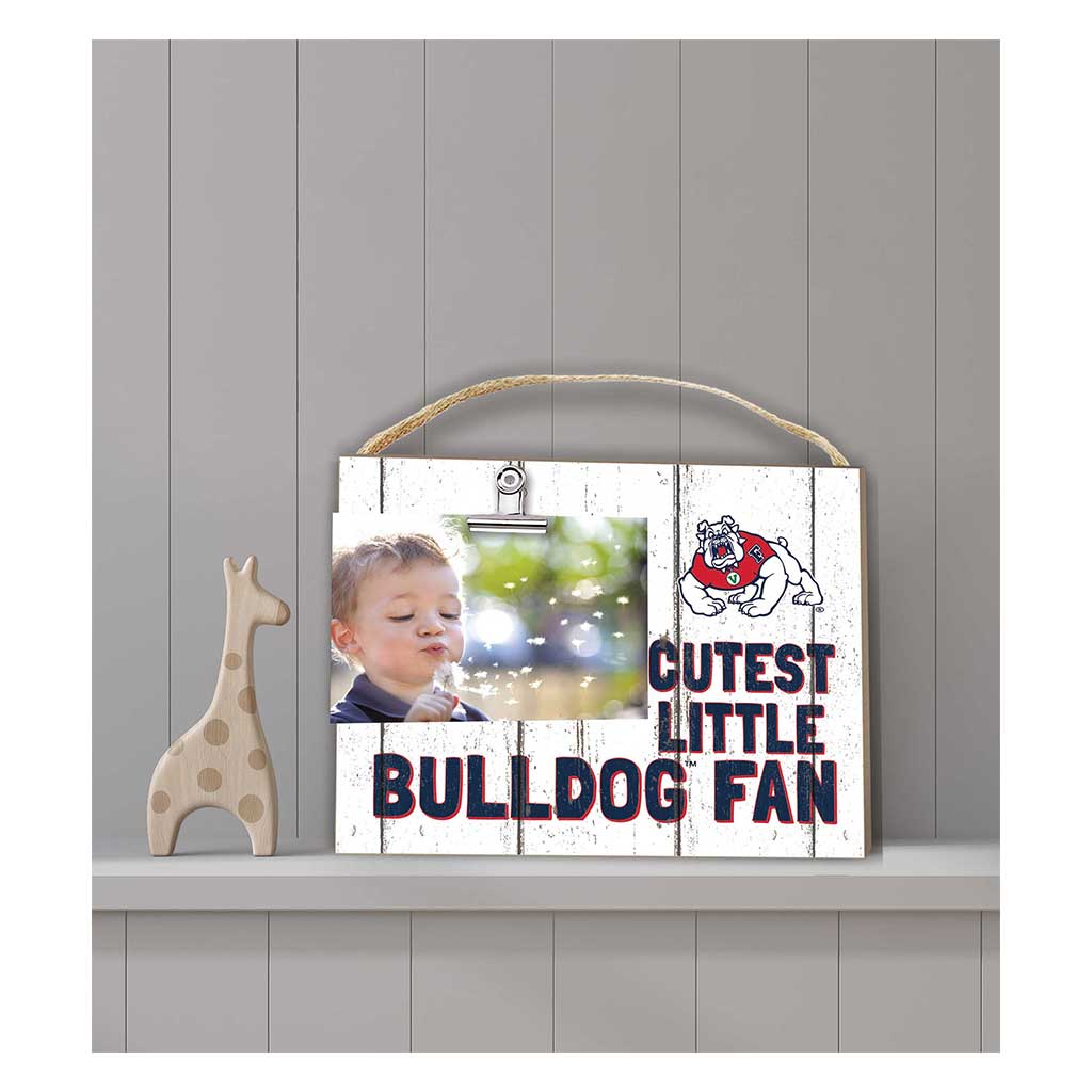Cutest Little Weathered Logo Clip Photo Frame Fresno State Bulldogs