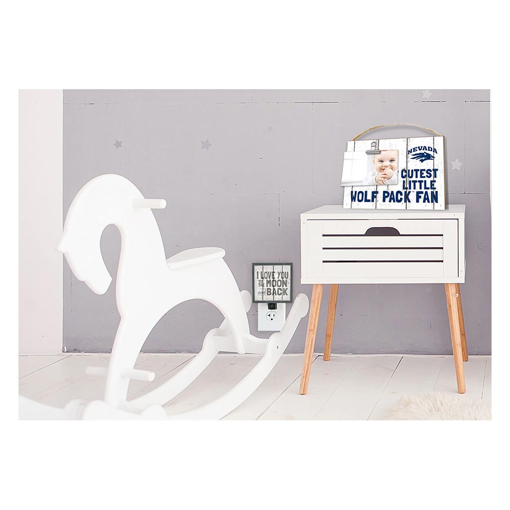 Cutest Little Weathered Logo Clip Photo Frame Nevada Wolf Pack