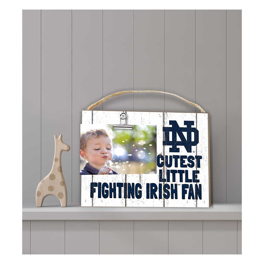 Cutest Little Weathered Clip Photo Frame Notre Dame Fighting Irish