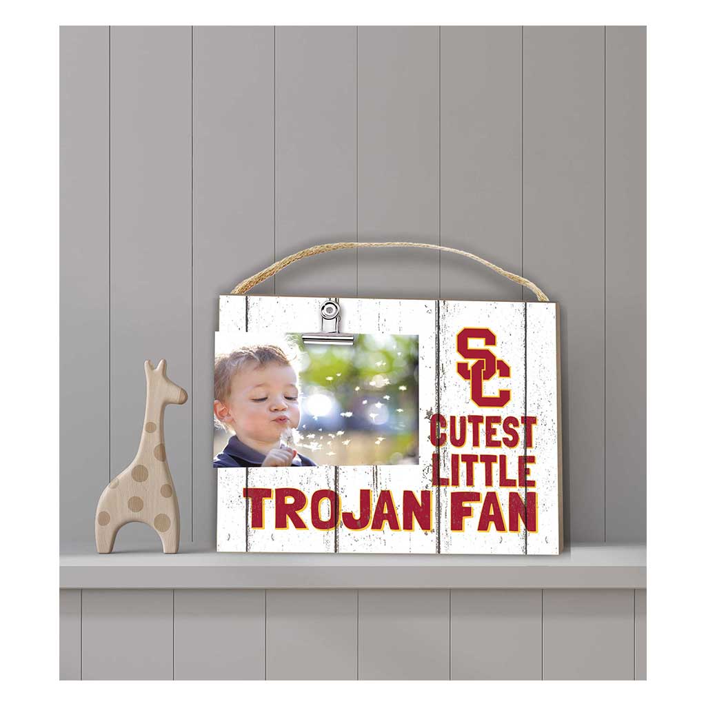 Cutest Little Weathered Logo Clip Photo Frame Southern California Trojans