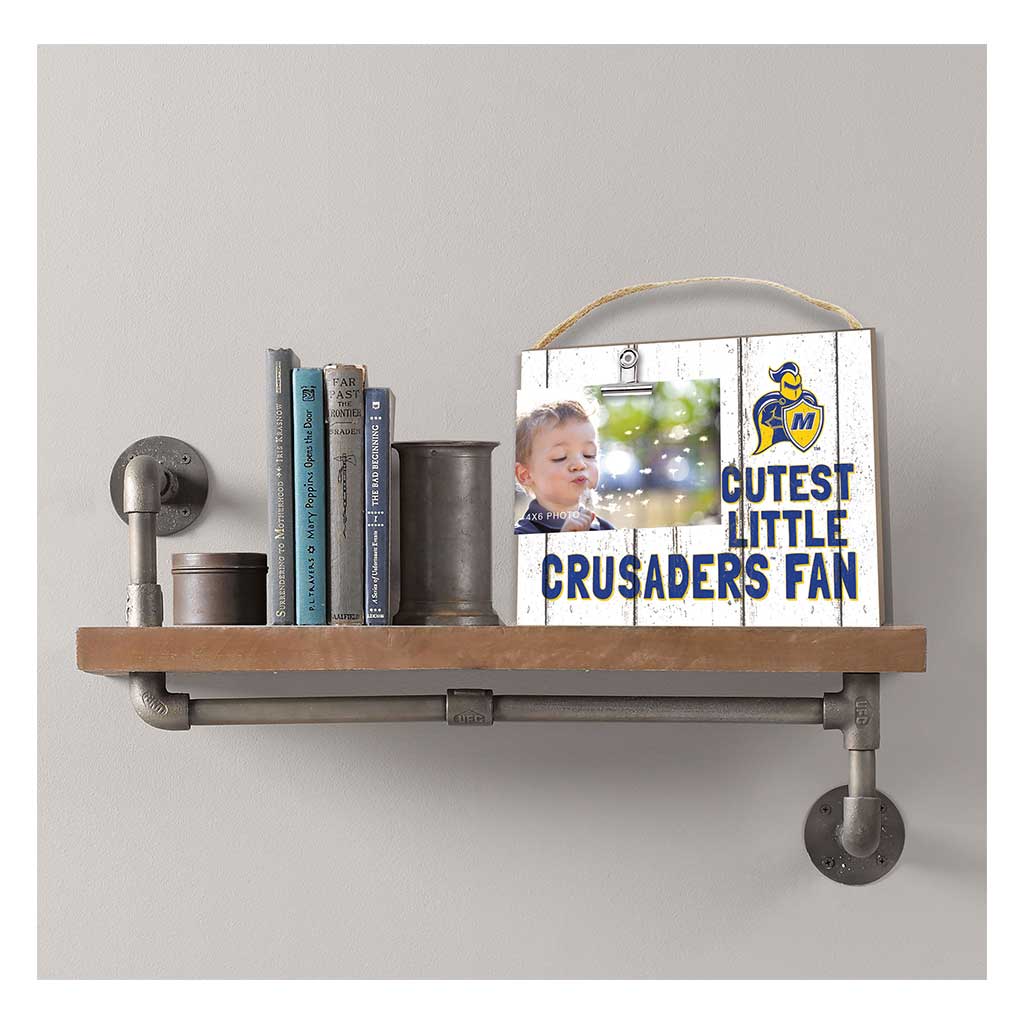 Cutest Little Weathered Logo Clip Photo Frame Madonna University CRUSADERS