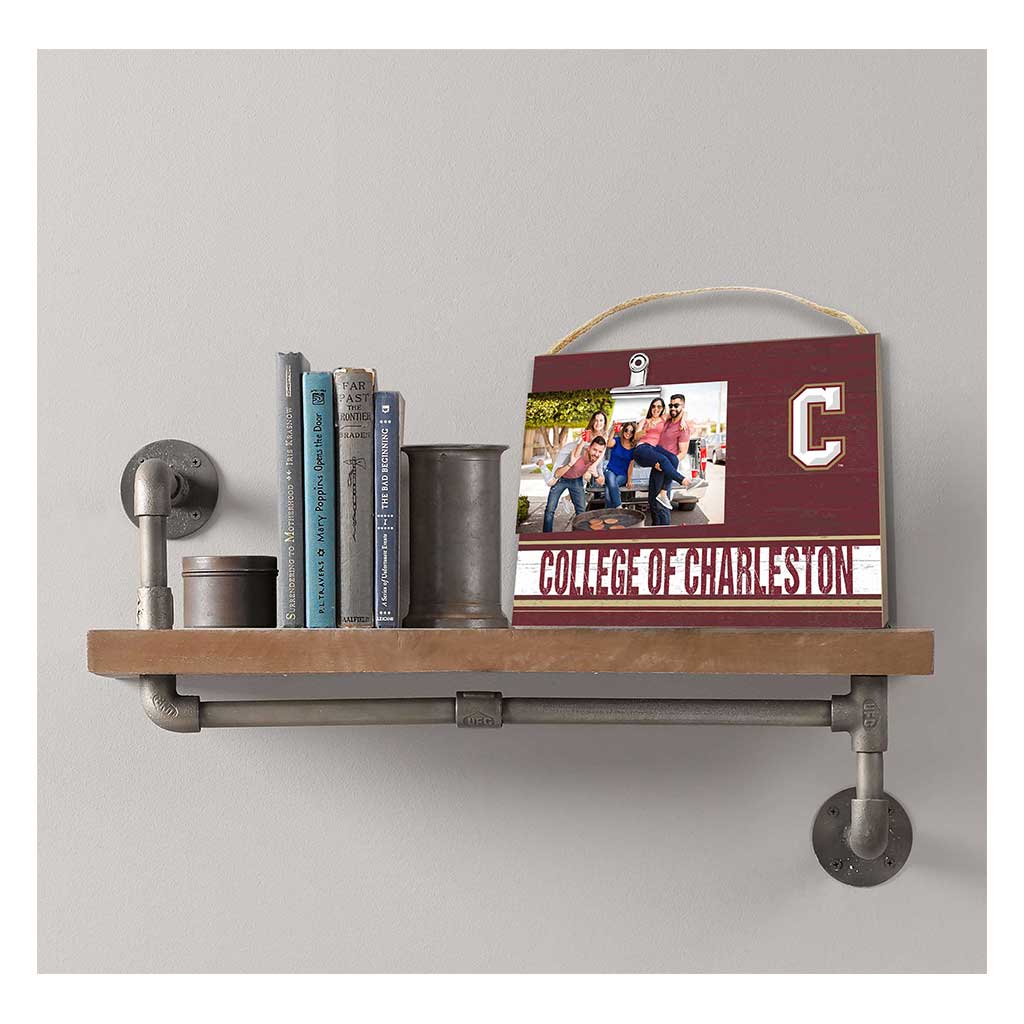 Clip It Colored Logo Photo Frame Charleston College Cougars