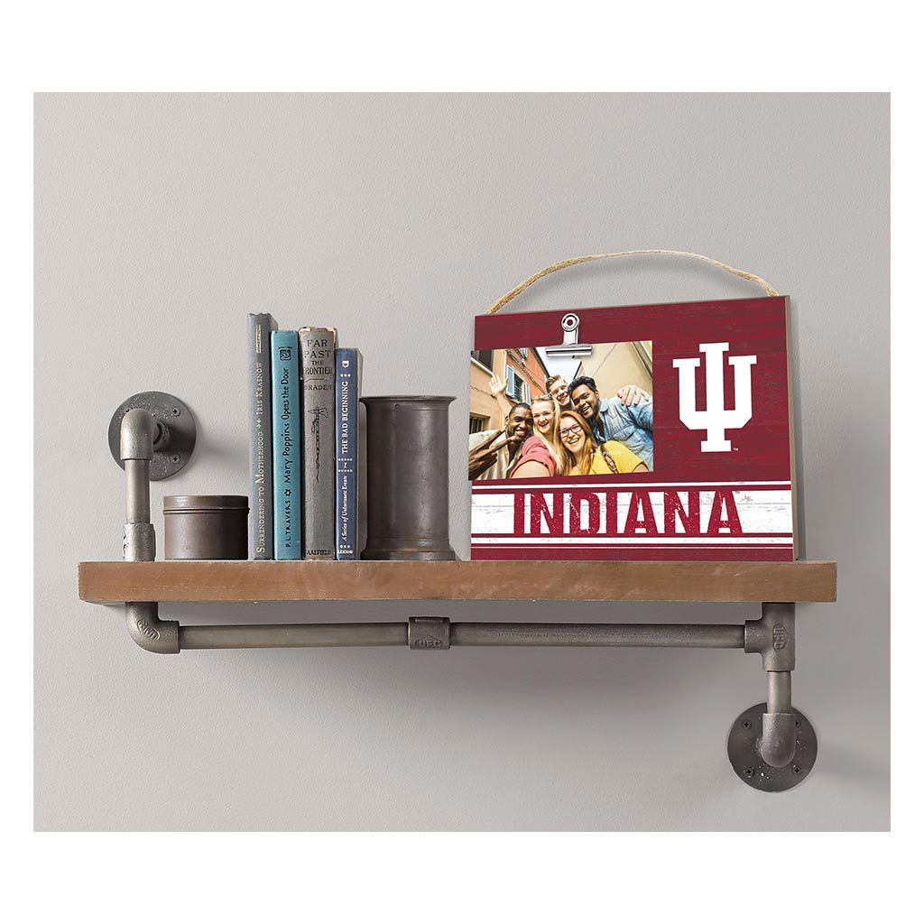 Clip It Colored Logo Photo Frame Indiana Hoosiers