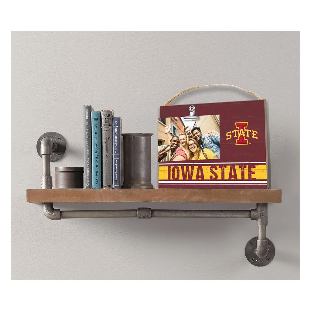Clip It Colored Logo Photo Frame Iowa State Cyclones