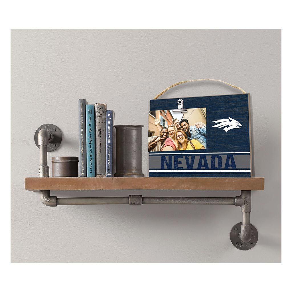 Clip It Colored Logo Photo Frame Nevada Wolf Pack